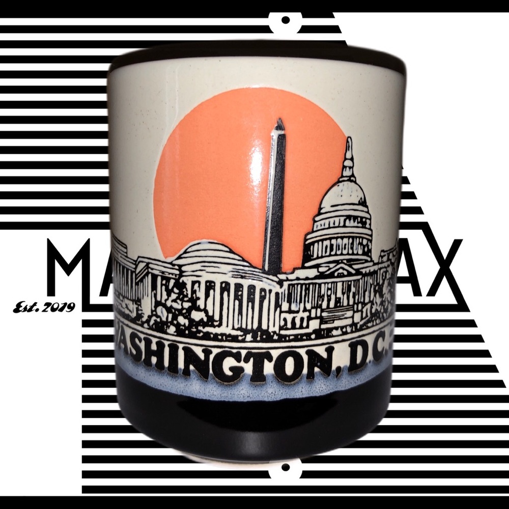90s Washington DC Tourist Ceramic Coffee Mug